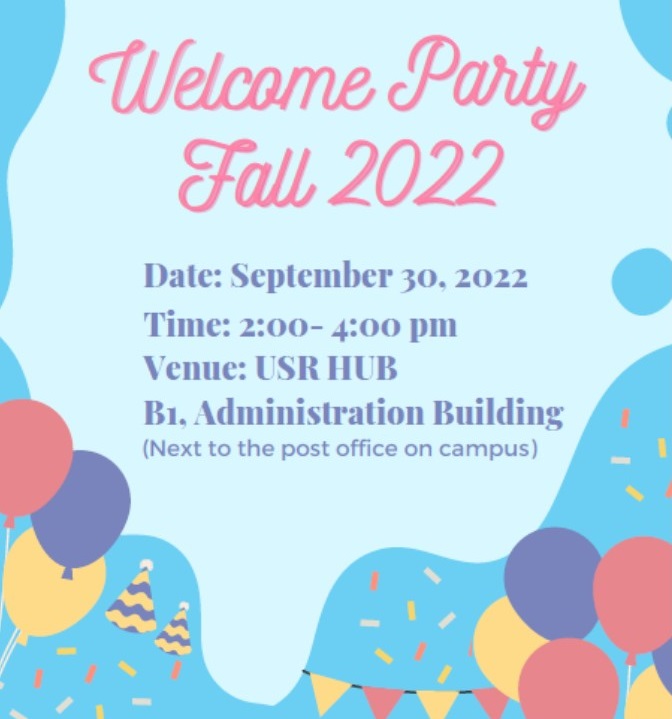 2023 Fall Welcome Party